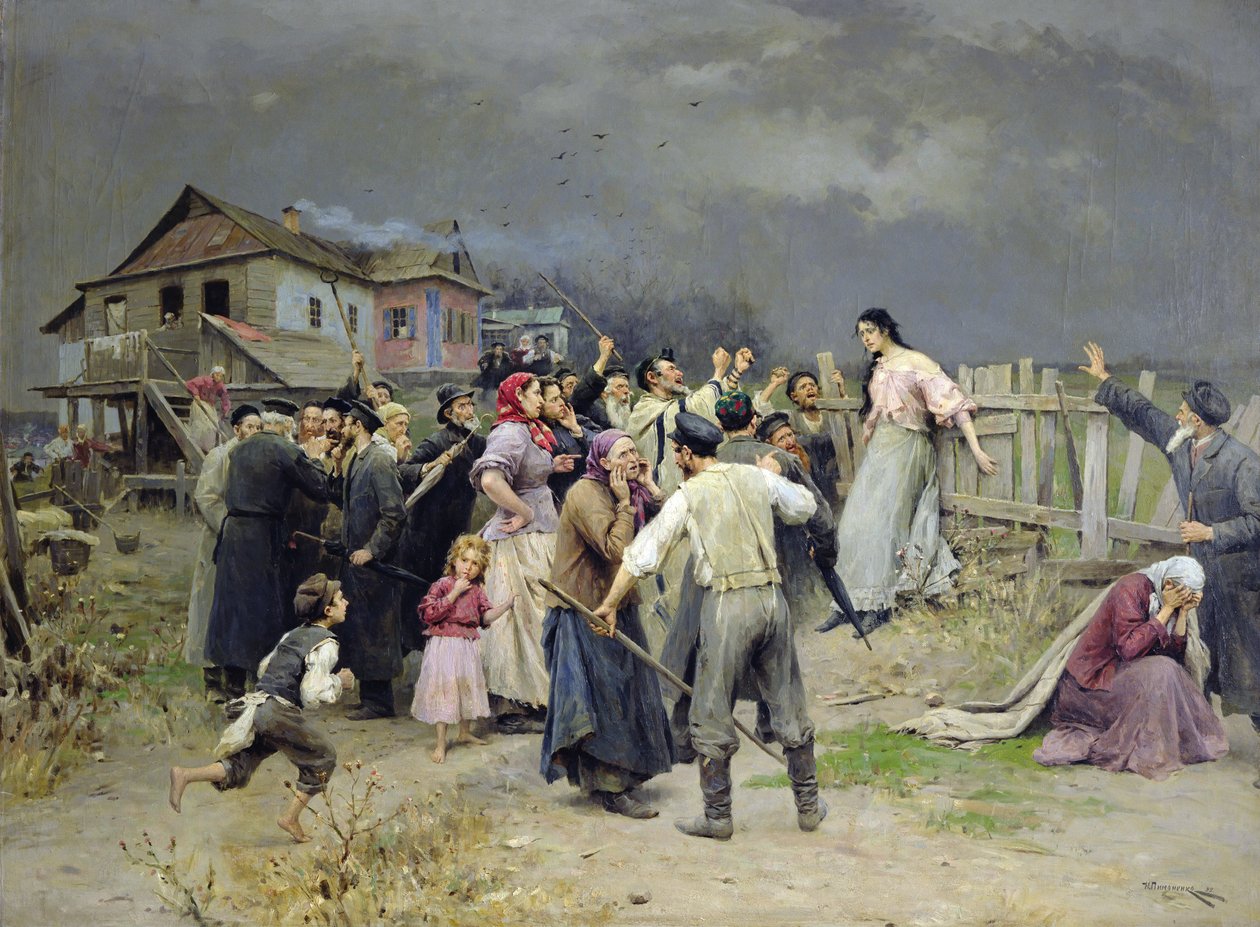 Una víctima del fanatismo, 1899 de Nikolai Pimonenko
