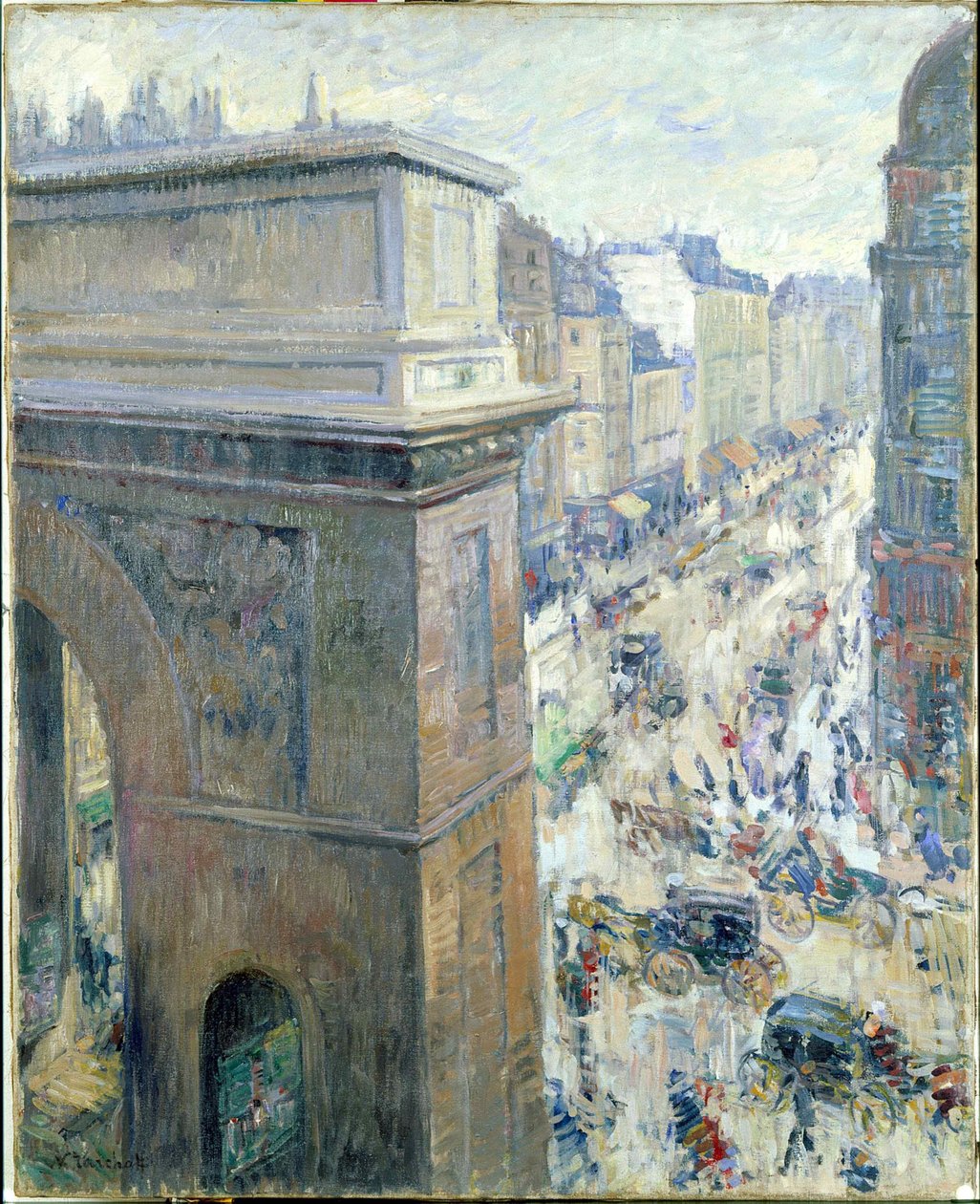 La porte Saint-Martin, c. 1902 de Nikolai Alexandrovich Tarkhov