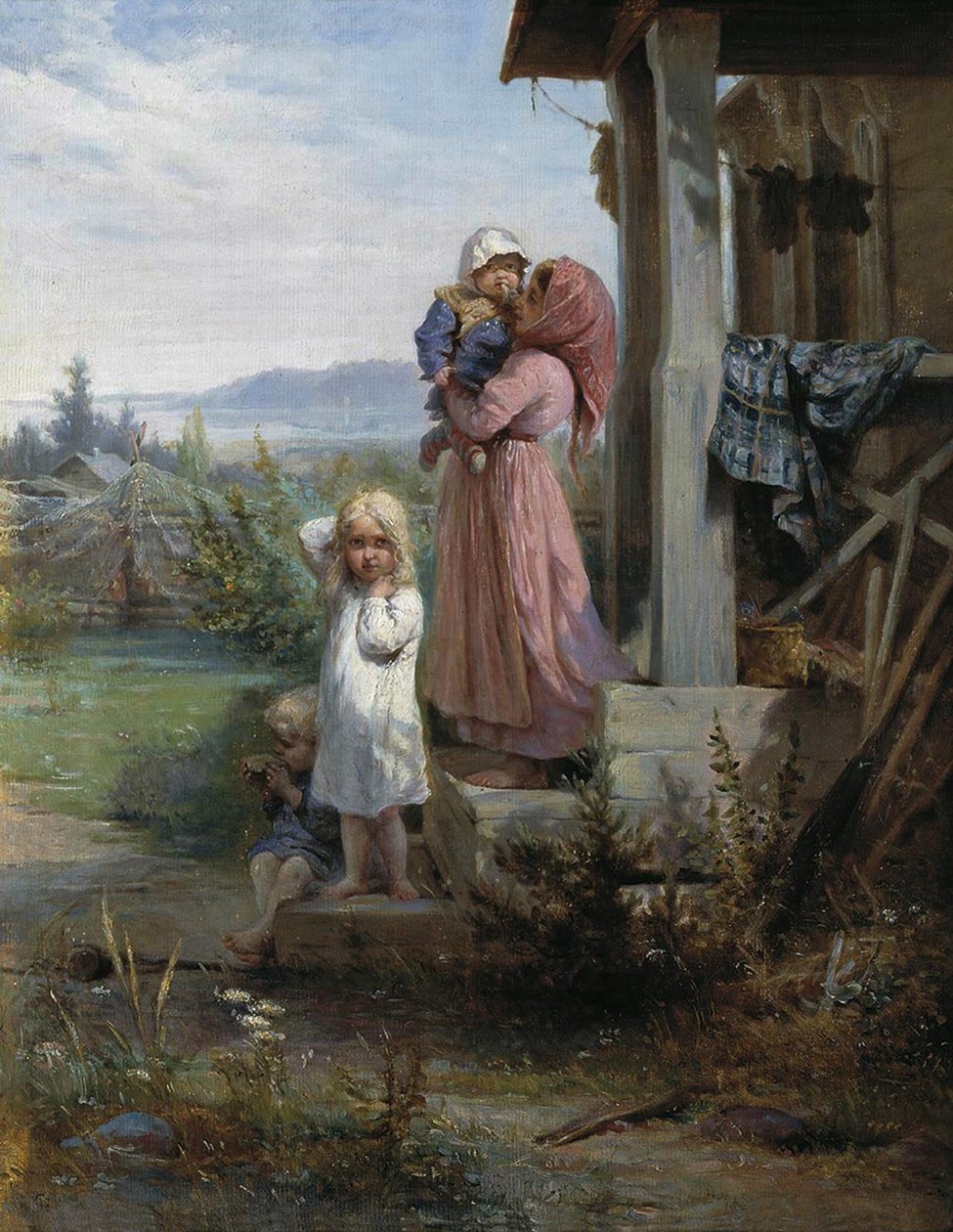 Mañana en un pueblo de Nikolai Andreyevich Koshelev