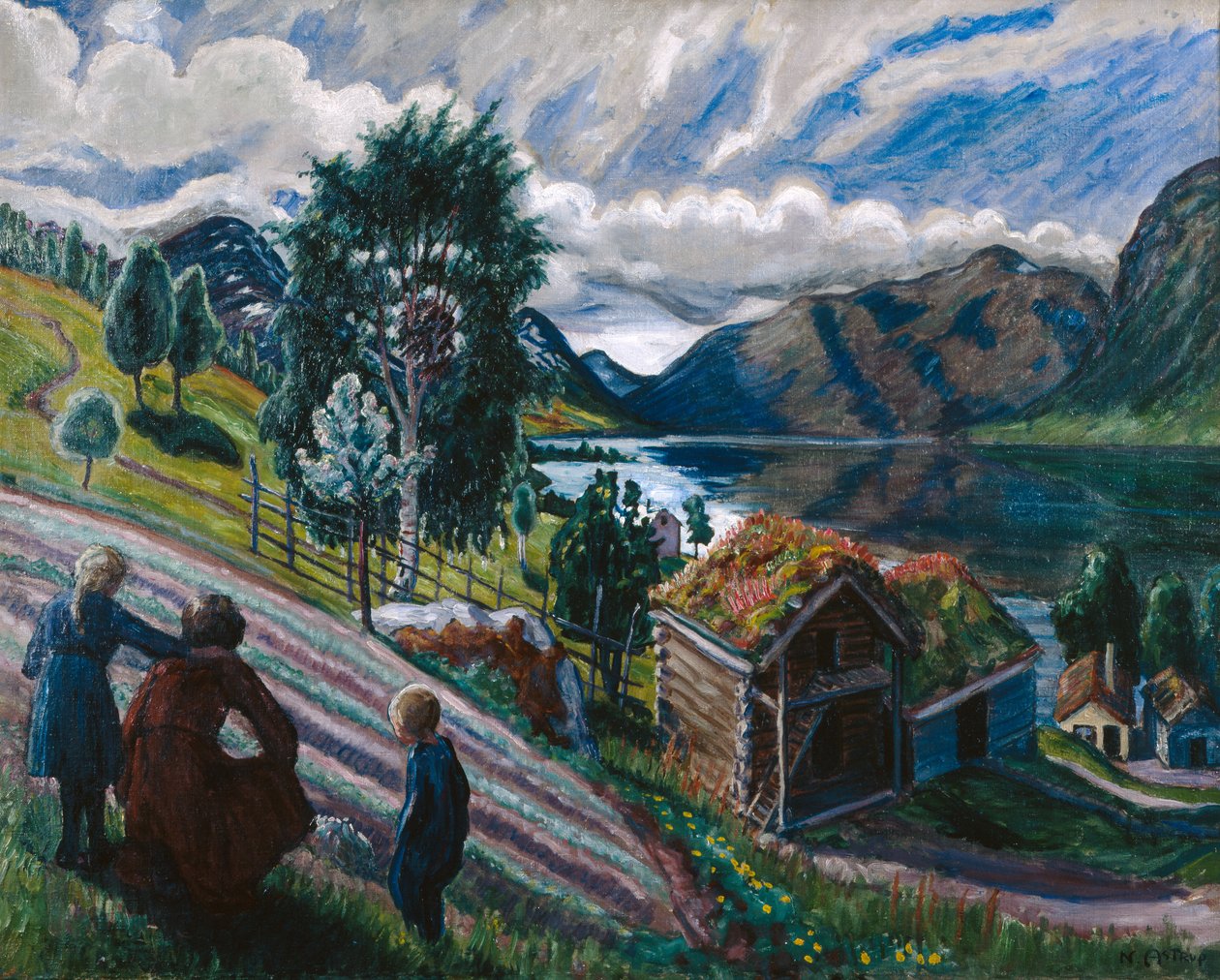 clima gris de Nikolai Astrup