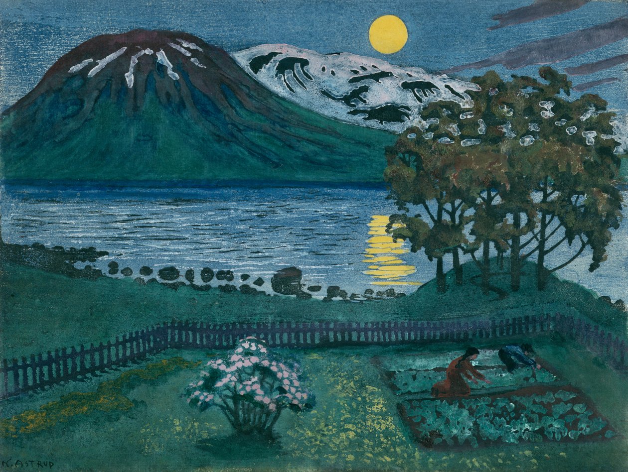 luna de mayo de Nikolai Astrup