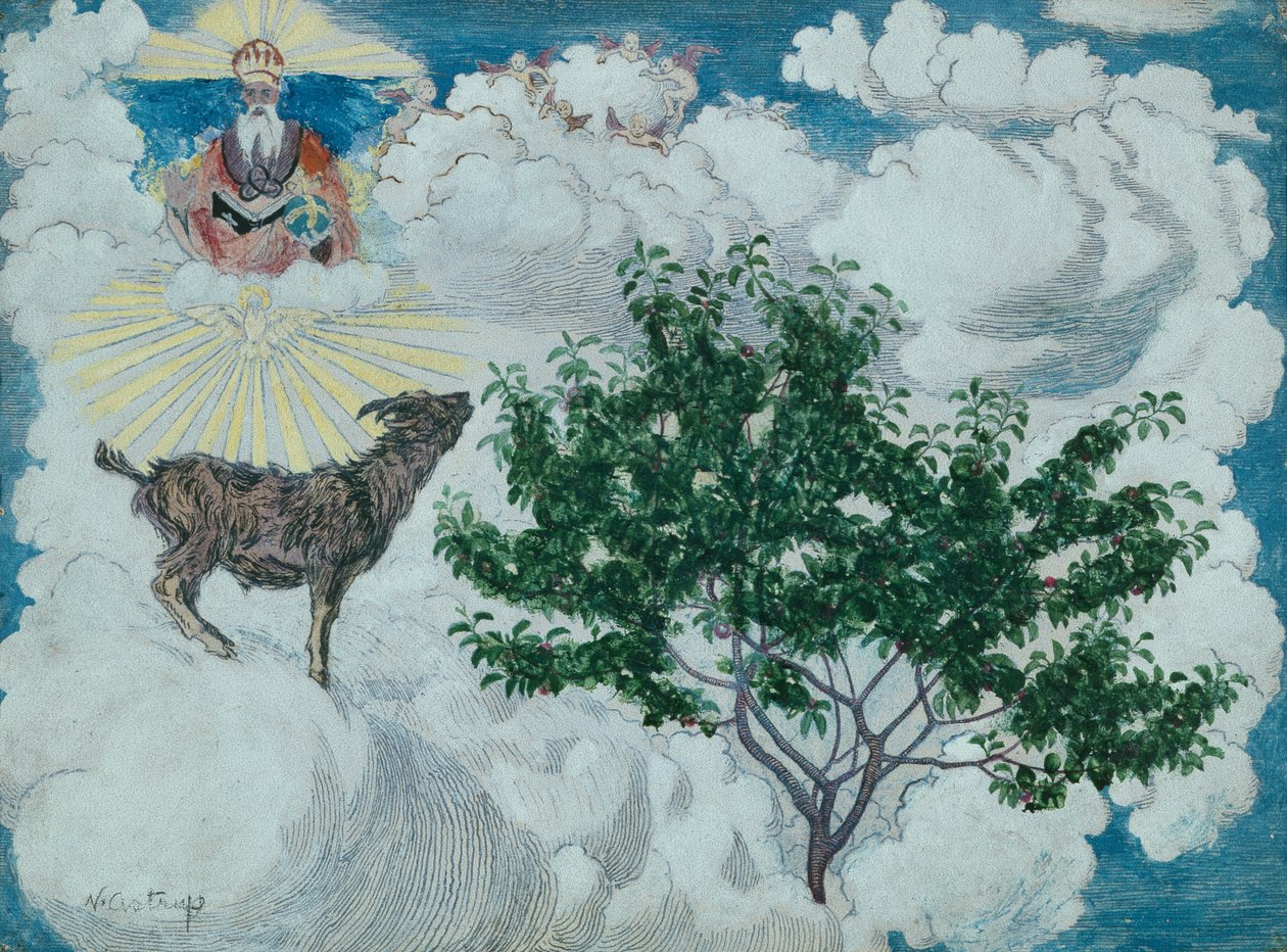 La cabra que entró en el paraíso de Nikolai Astrup