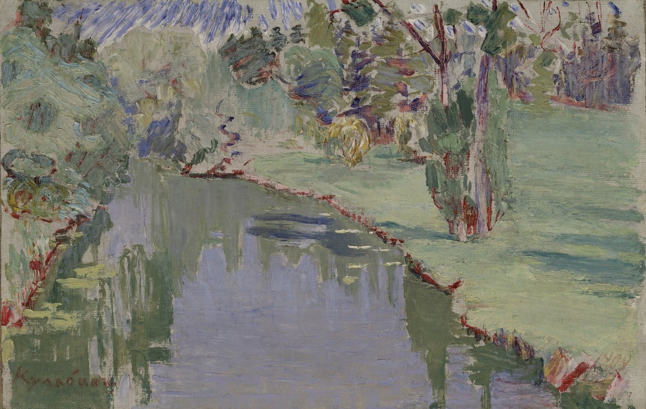 En el río Slavyanka de Nikolai Ivanovich Kulbin