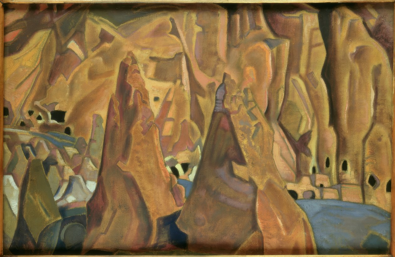 Carlsbad Caverns / Pintura de N.K.Roerich de Nikolai Konstantinowitsch Roerich