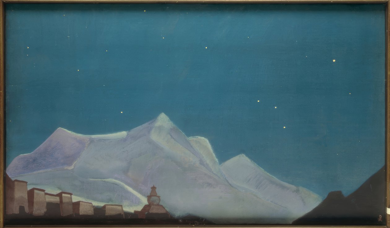 Hemis, monasterio / Pintura de N.K. Roerich de Nikolai Konstantinowitsch Roerich