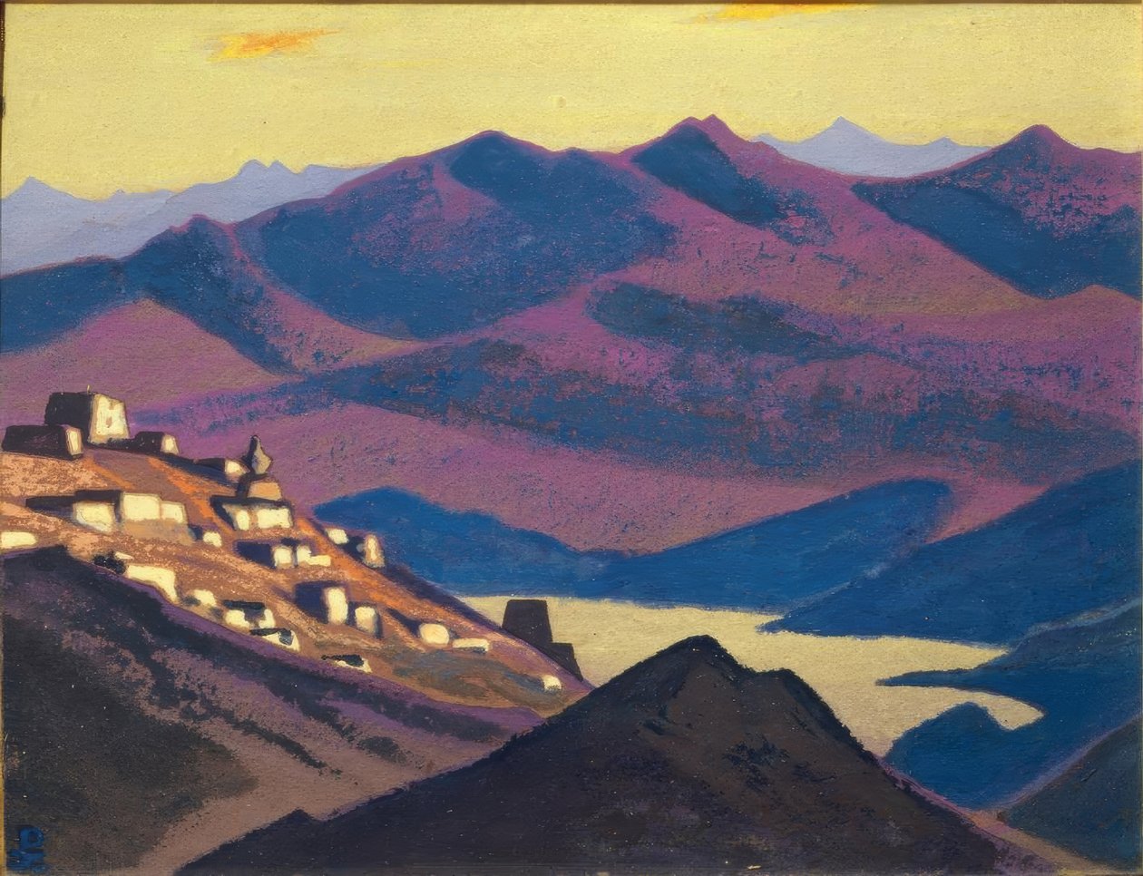 Jam-Zo-See (Asentamiento en las montañas) de Nikolai Konstantinowitsch Roerich