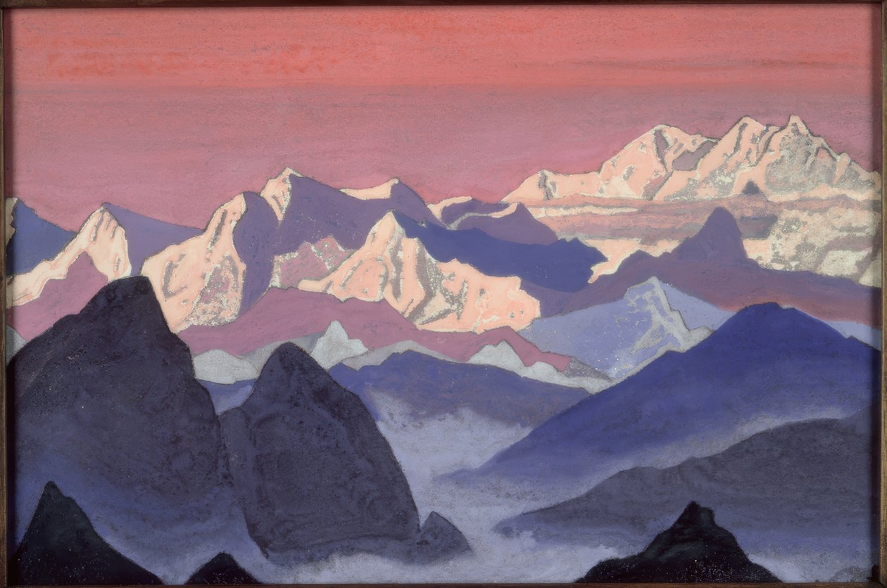 Kangchenjunga / Pintura de N.K. Roerich de Nikolai Konstantinowitsch Roerich