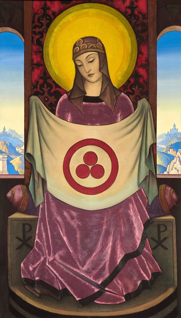 Madonna Oriflamma, 1932 de Nikolai Konstantinowitsch Roerich