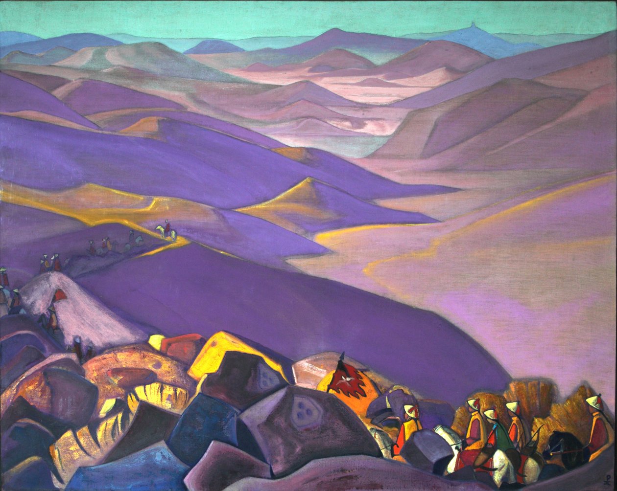 Mongolia. Campaña de Genghis Khan, 1937-1938 de Nikolai Konstantinowitsch Roerich