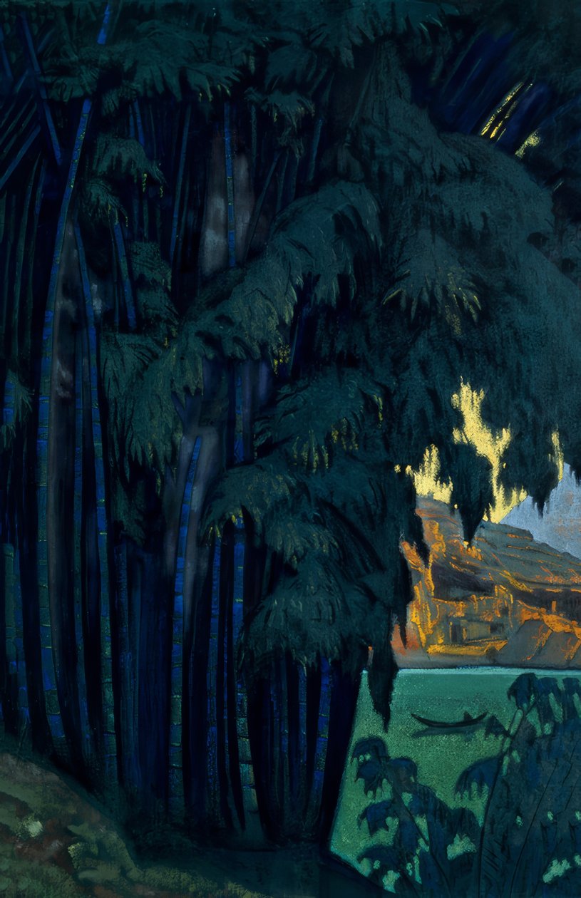 Ashram, Ceilán de Nikolai Konstantinowitsch Roerich