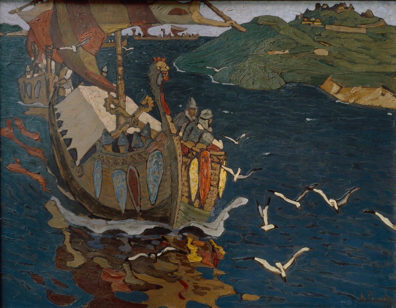 Huéspedes del extranjero, 1902 de Nikolai Konstantinowitsch Roerich