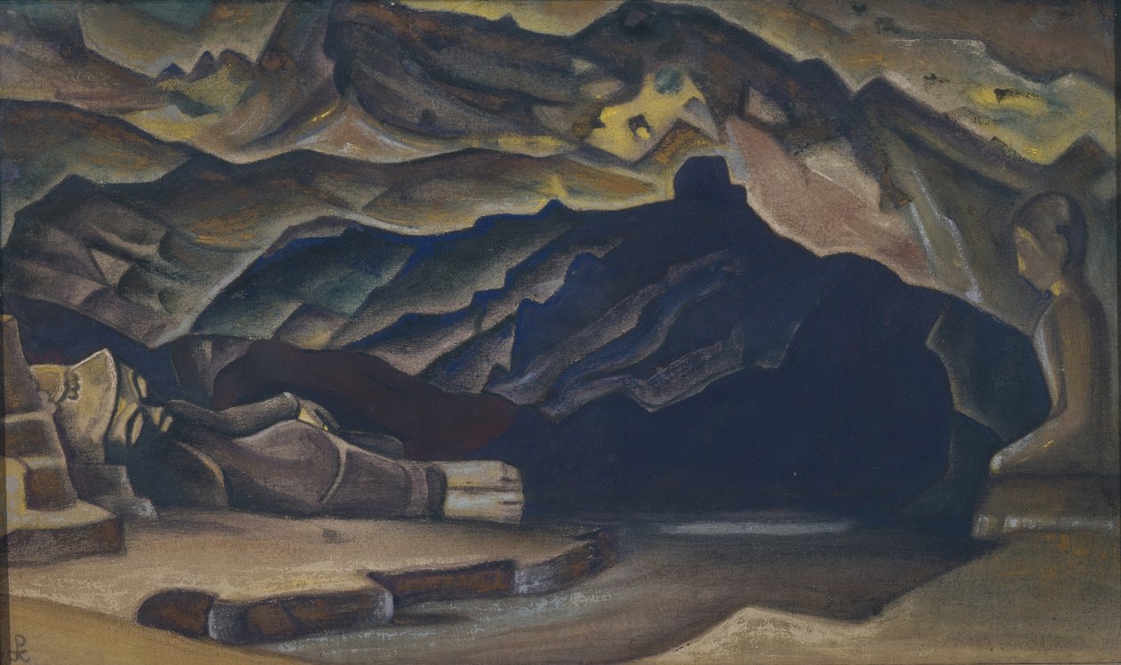 Parinirvana, 1935-1936 de Nikolai Konstantinowitsch Roerich
