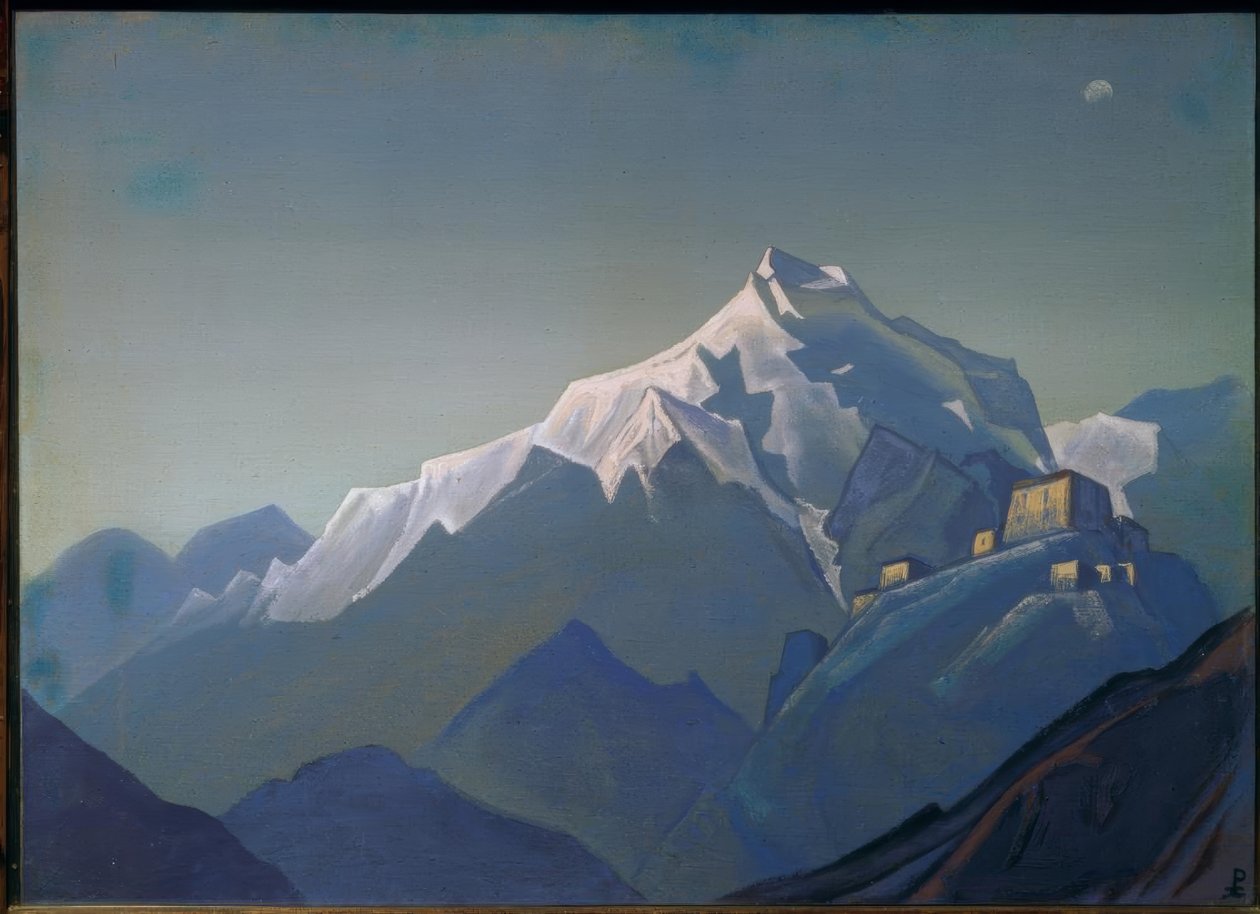 Tíbet. Un monasterio de Nikolai Konstantinowitsch Roerich