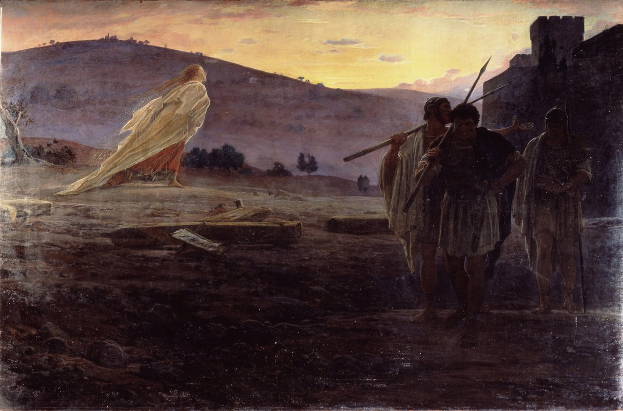 Heraldo de la Resurrección de Nikolai Nikolayevich Ge