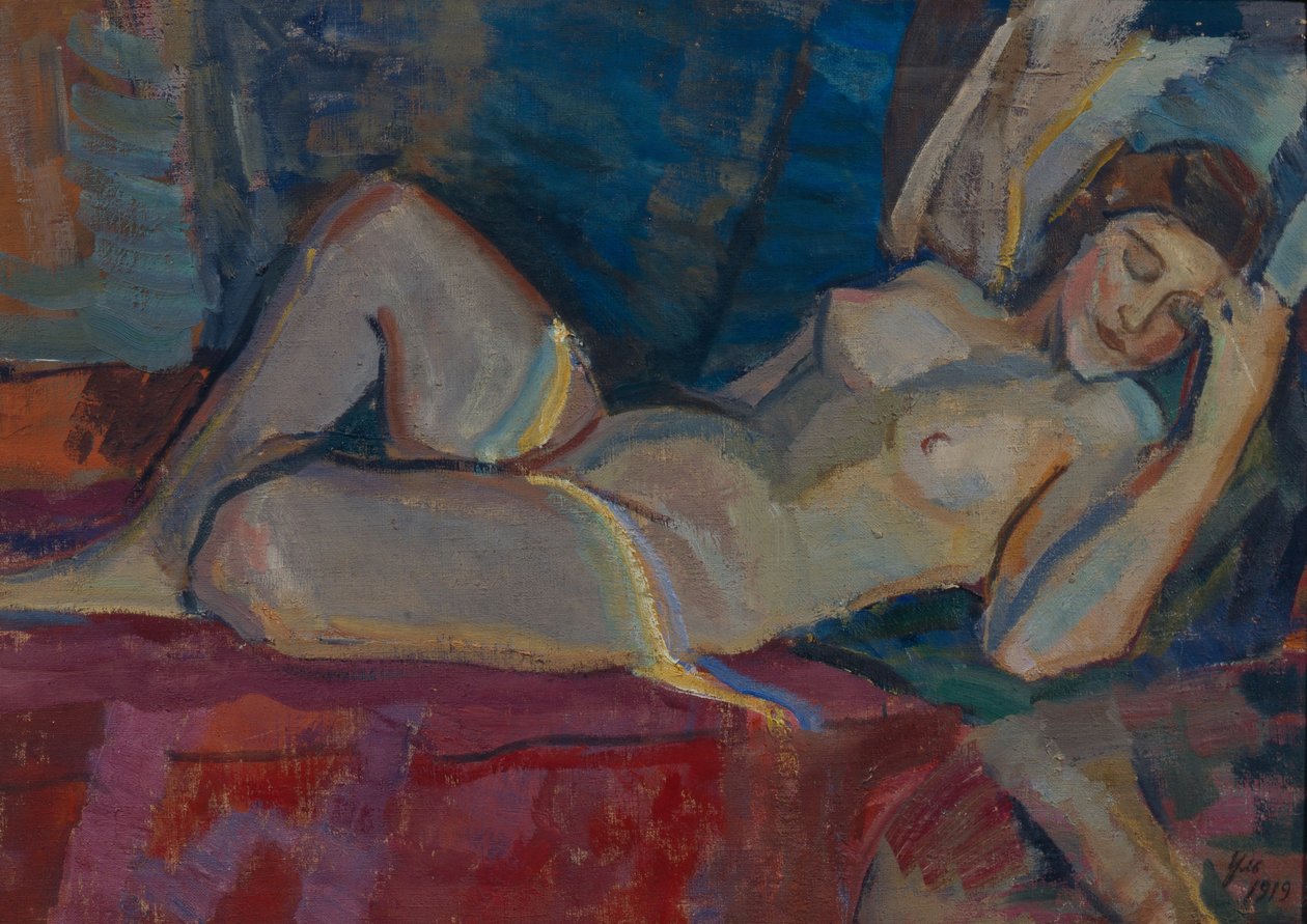 Desnudo. La zona de Venus, 1919 de Nikolai Pavlovich Ulyanov