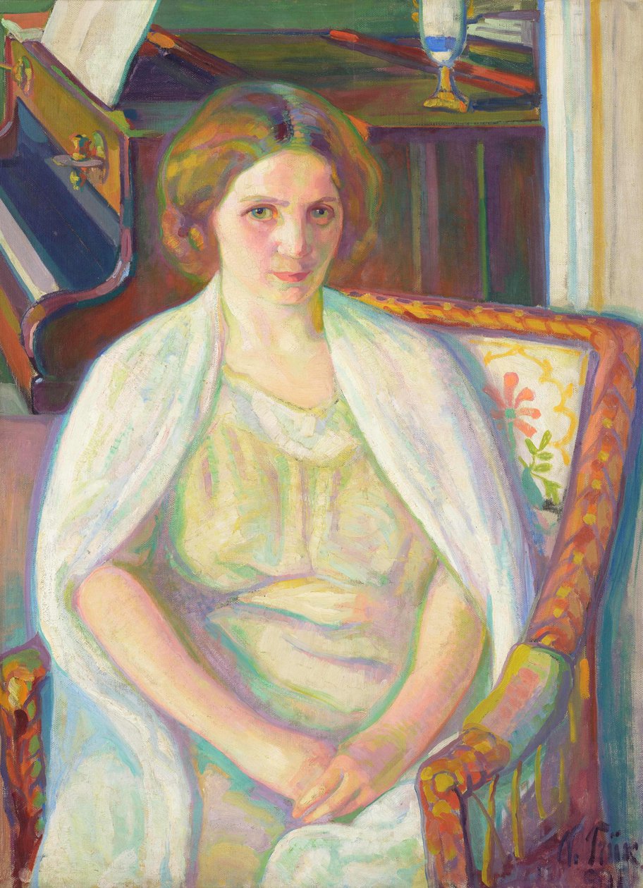 Estonio: "Retrato de Alviina Hyllestedt" de Nikolai Triik