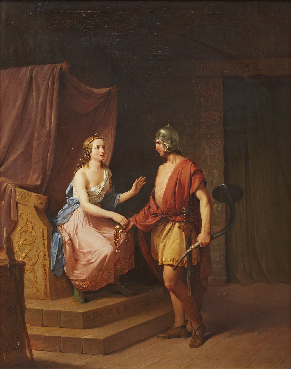 Heimdal devuelve Brisingamen a Freya de Nils Andersson