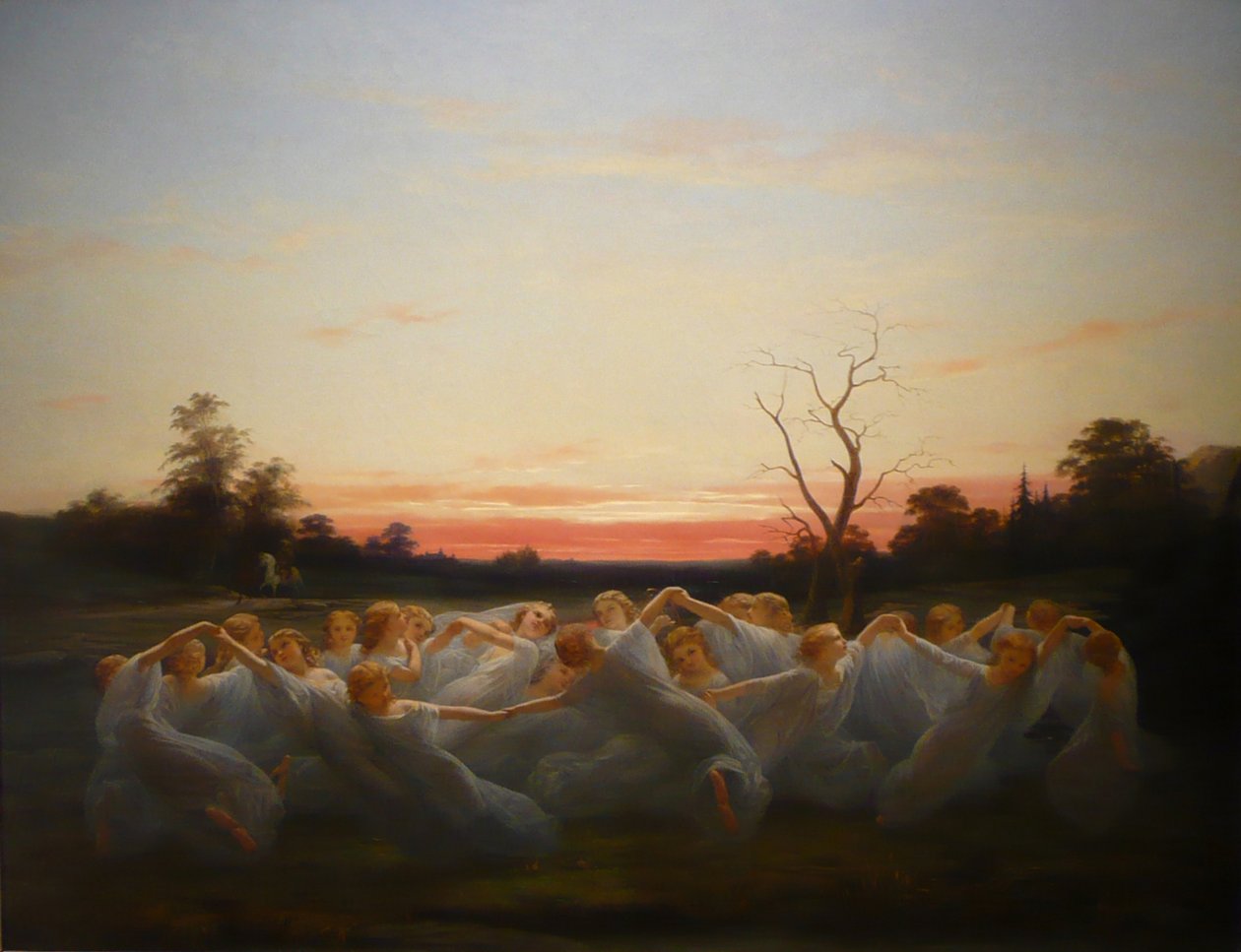 Elfos del prado Las hadas del prado de Nils Jakob Blommér