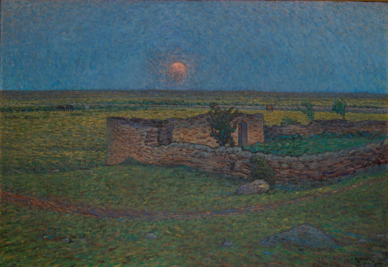 Salida de la luna en Öland de Nils Kreuger