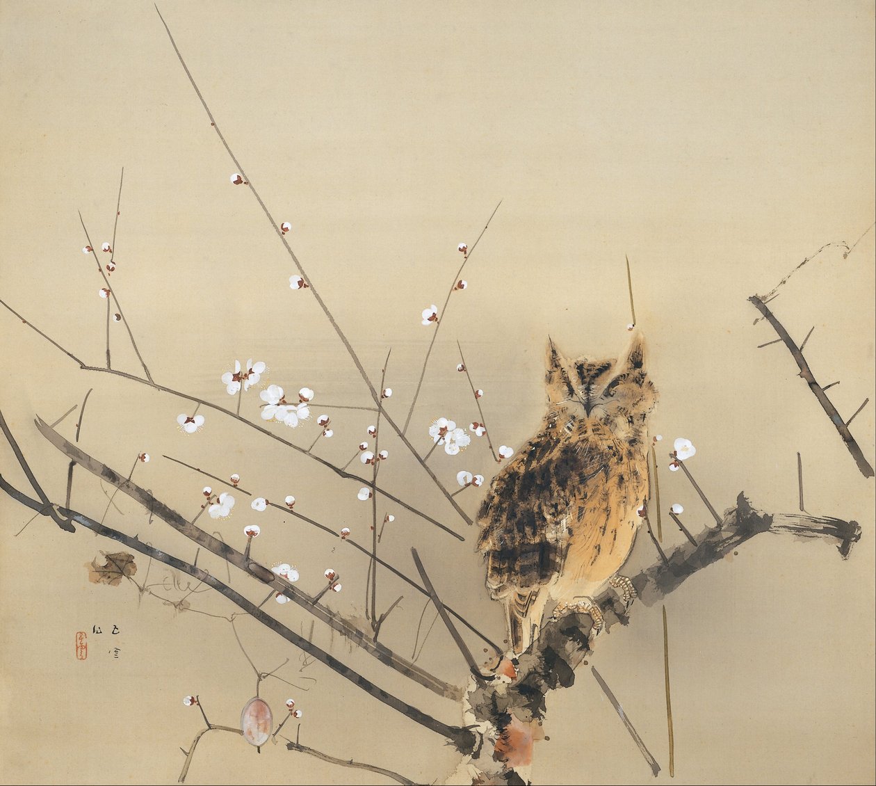 Primeras flores de ciruelo de Nishimura Goun