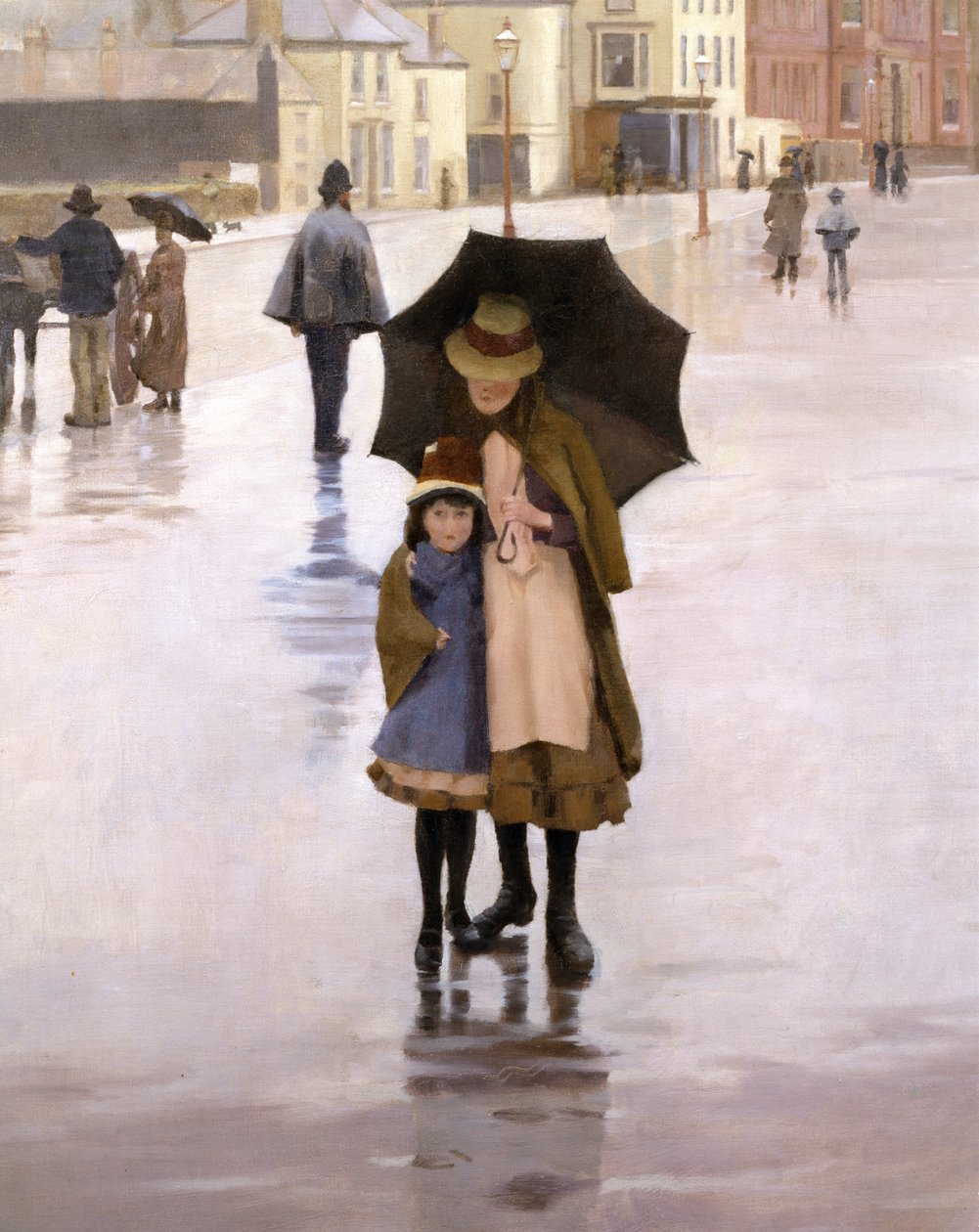 Llueve todos los días, 1889 (detalle) de Norman Garstin