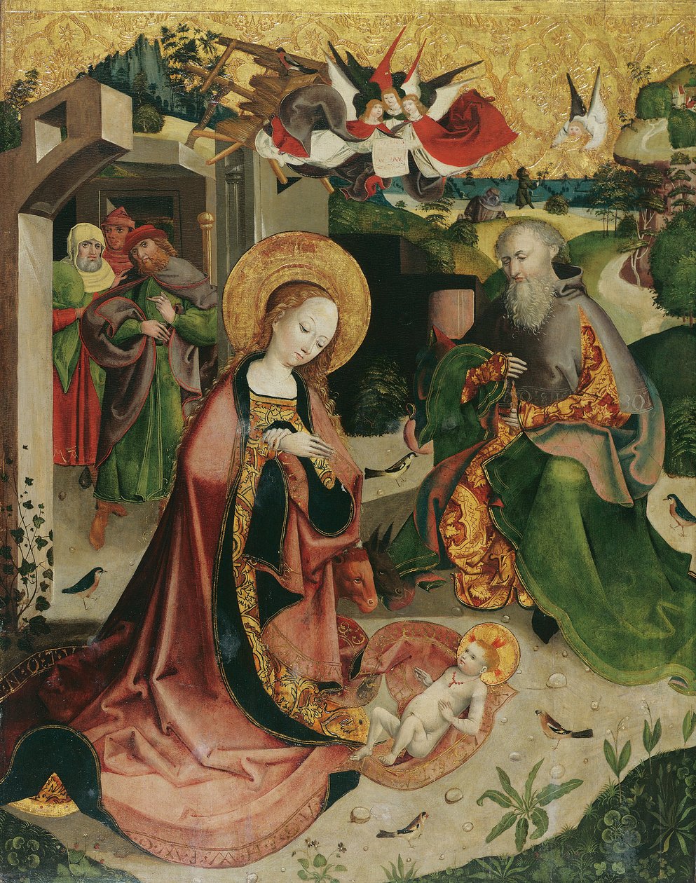 nacimiento de cristo de Oberösterreichischer Maler
