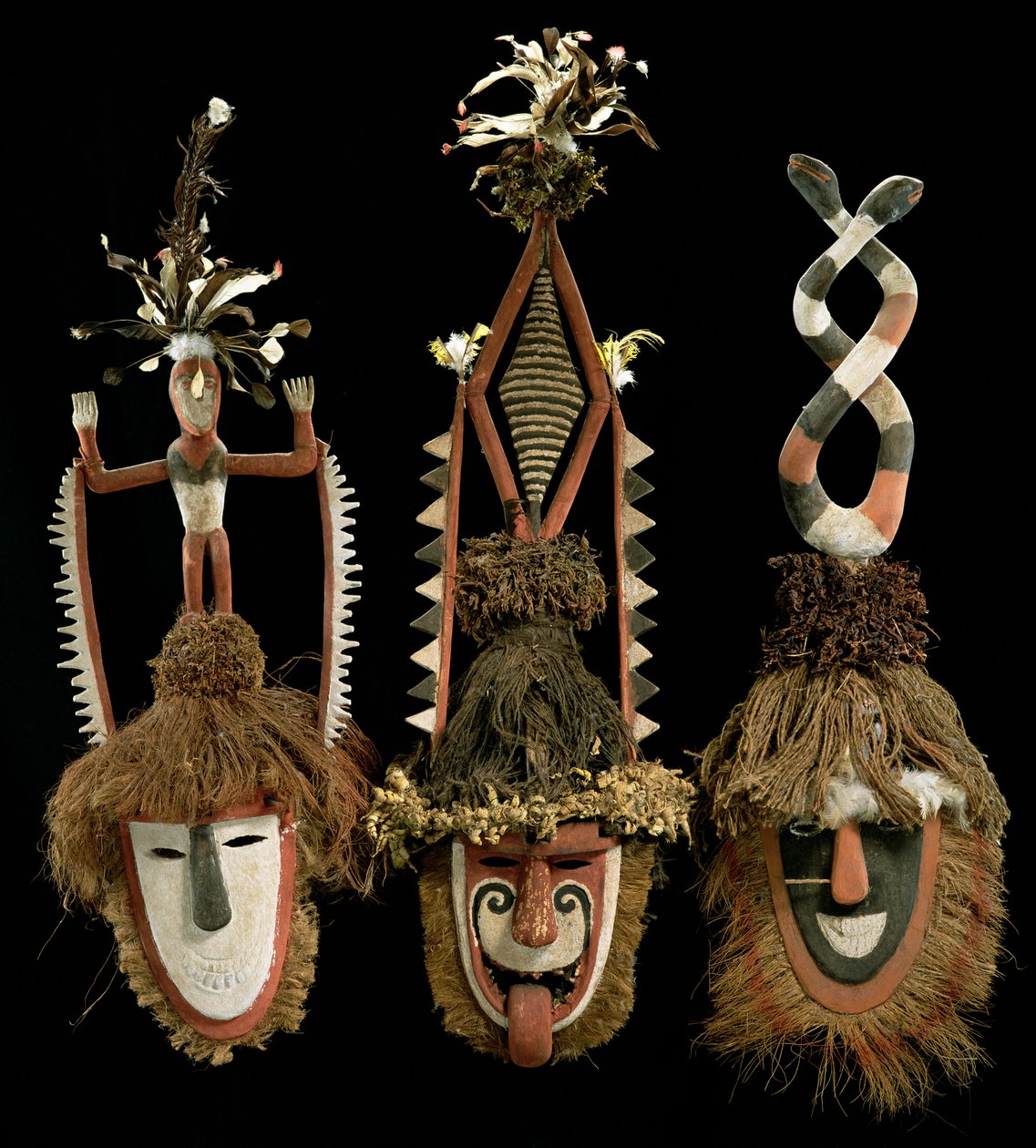 Máscaras de Danza, Tolai, Nueva Bretaña de Oceanic
