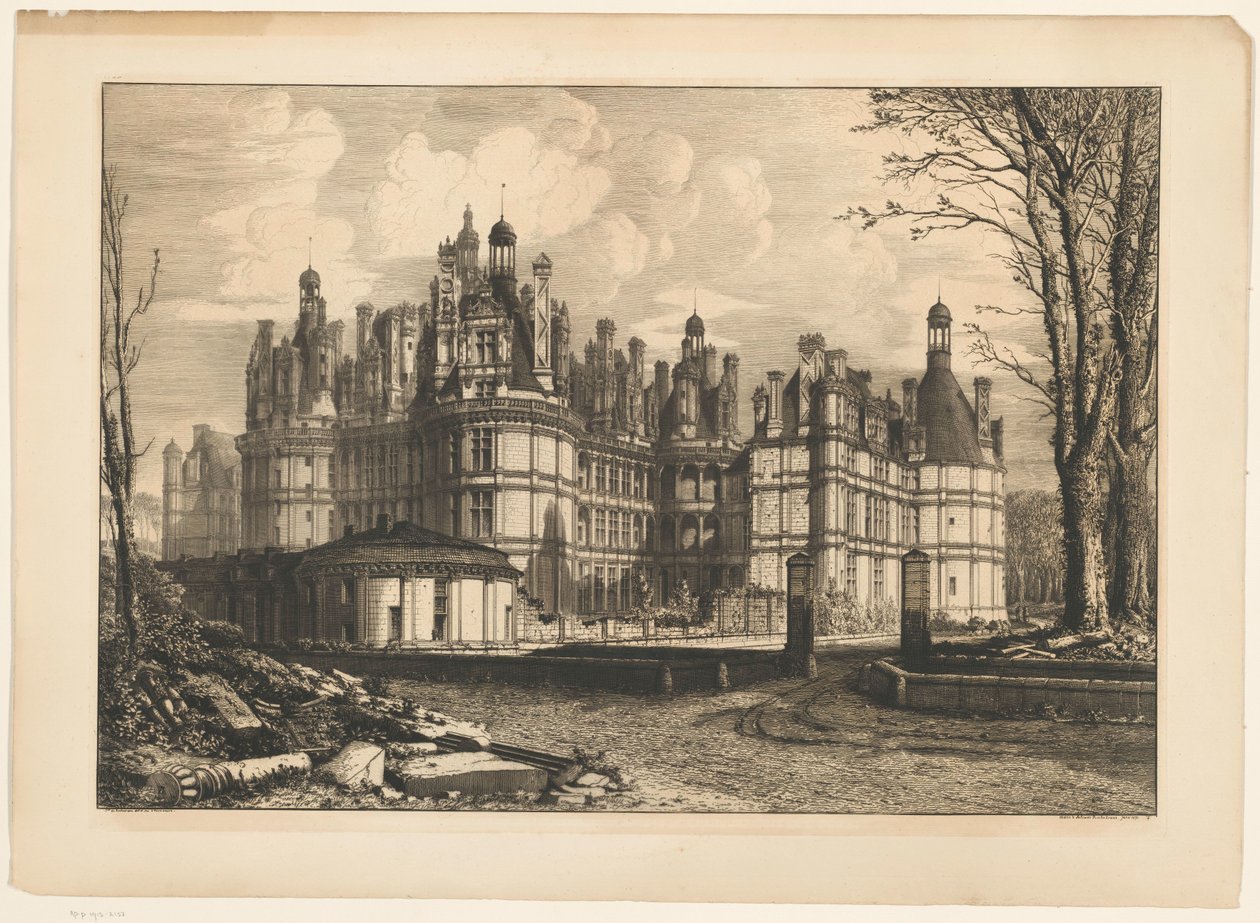 vista de un castillo de Octave Guillaume de Rochebrune