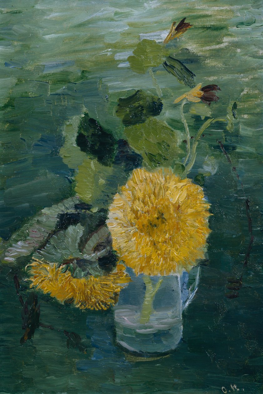 Girasoles de Oda Krohg