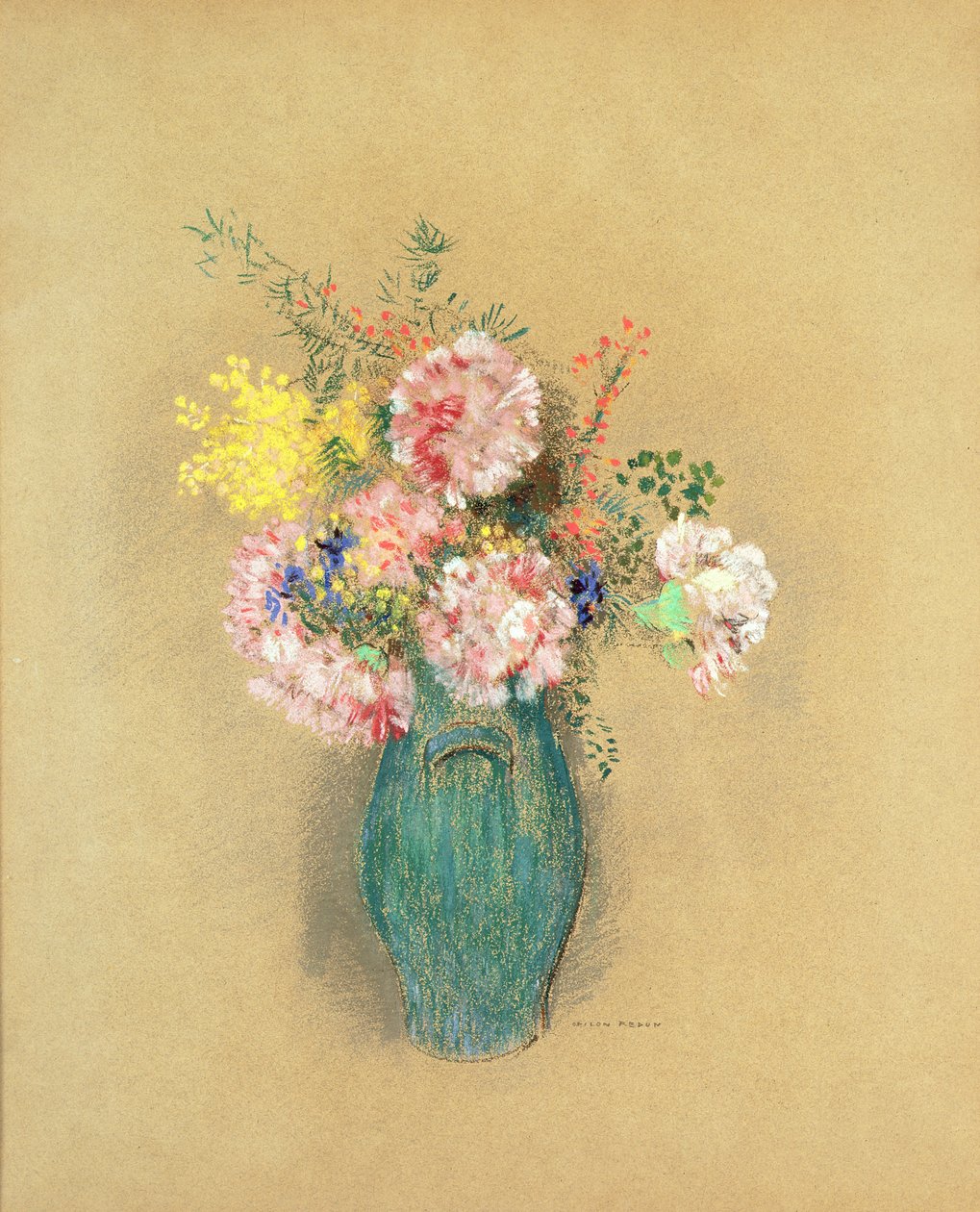 Claveles de Odilon Redon