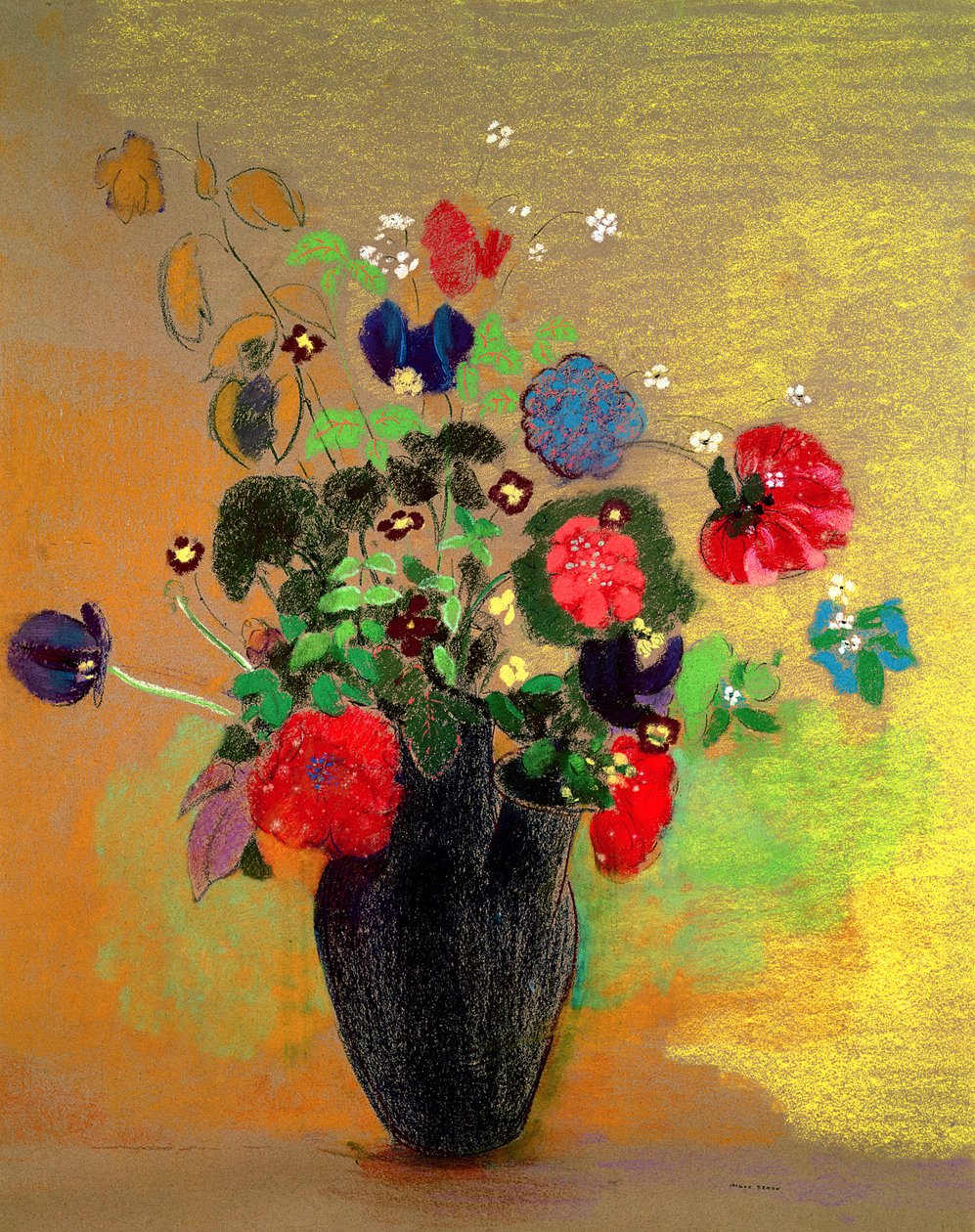 Jarrón de Flores de Odilon Redon