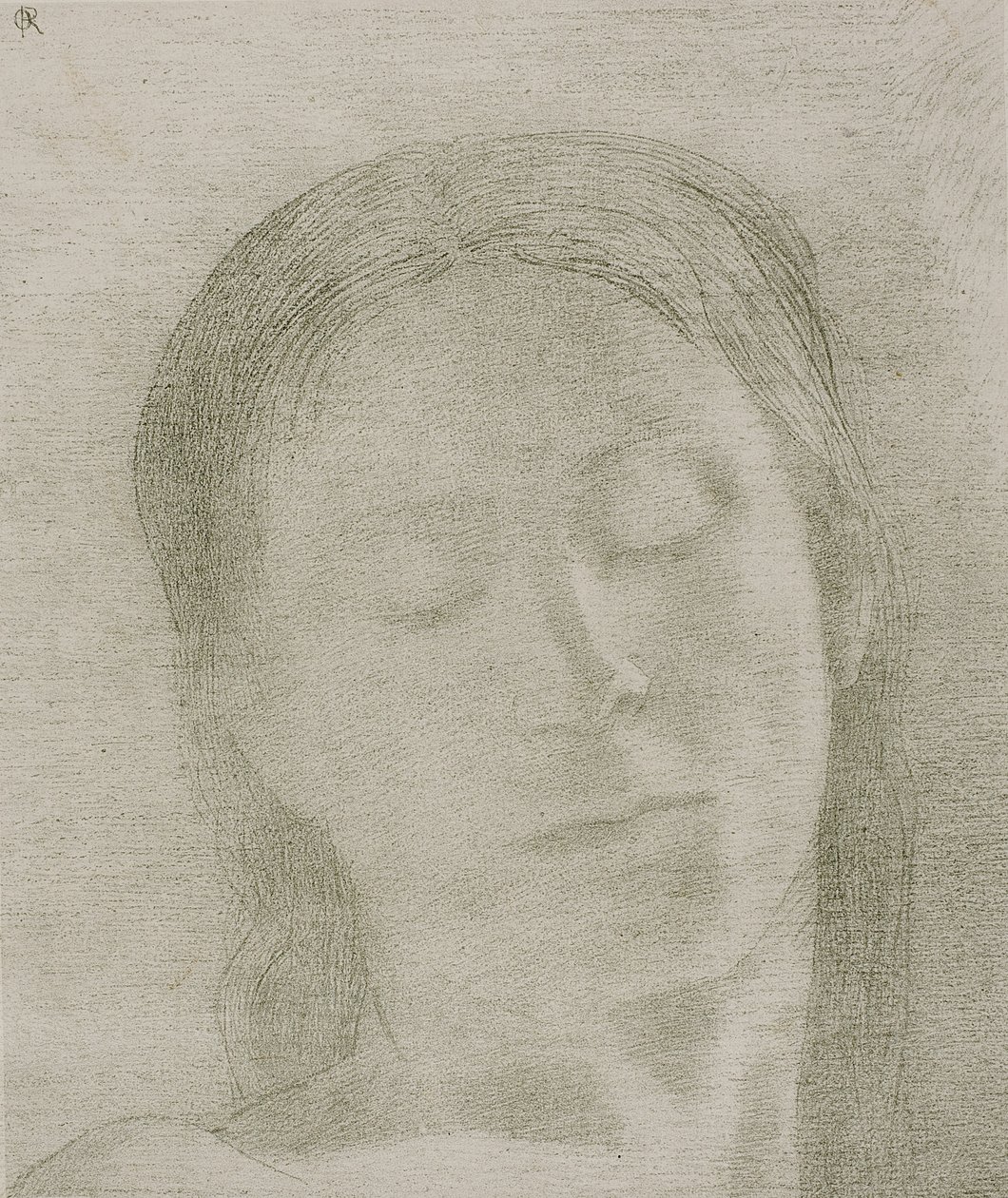 Ojos Cerrados de Odilon Redon