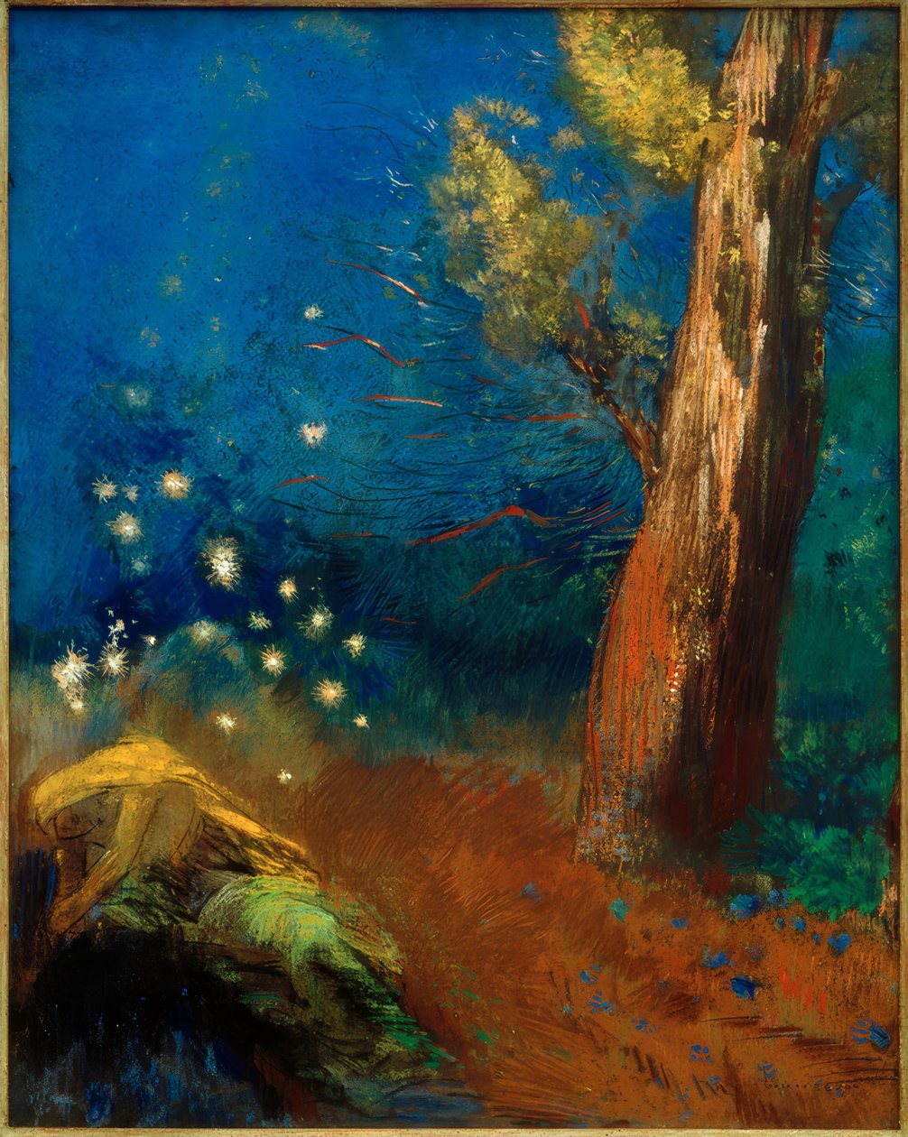 La muerte de Buda de Odilon Redon