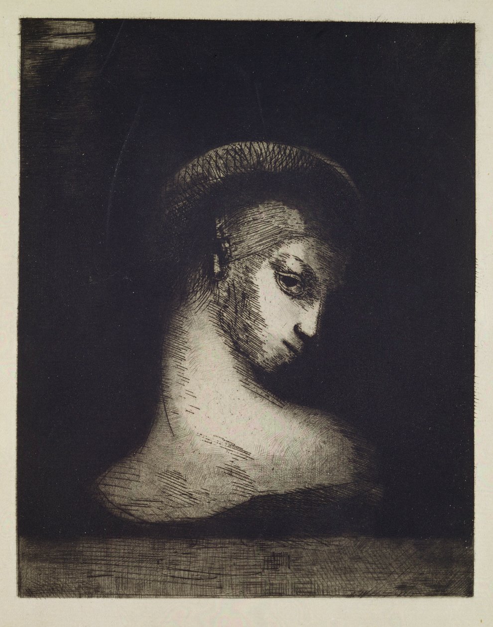 Cabeza Femenina de Odilon Redon