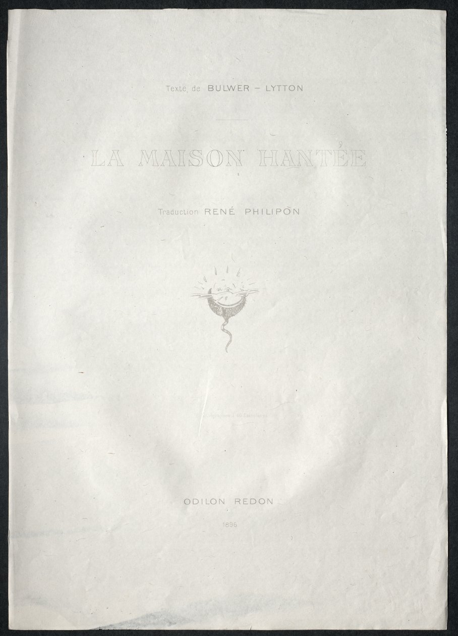 La Casa Embrujada, 1896 de Odilon Redon