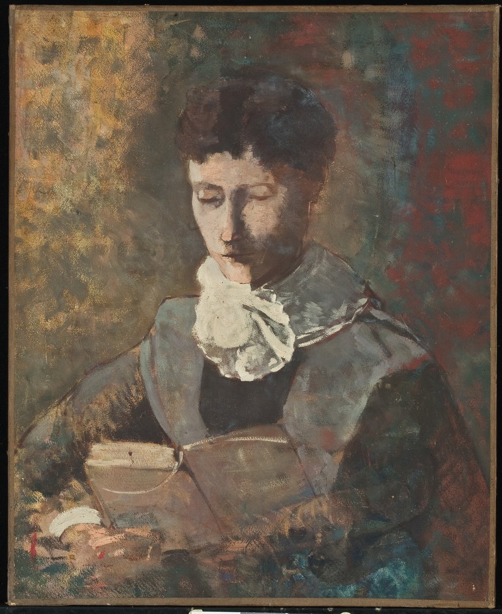 Madame Camille Redon leyendo de Odilon Redon