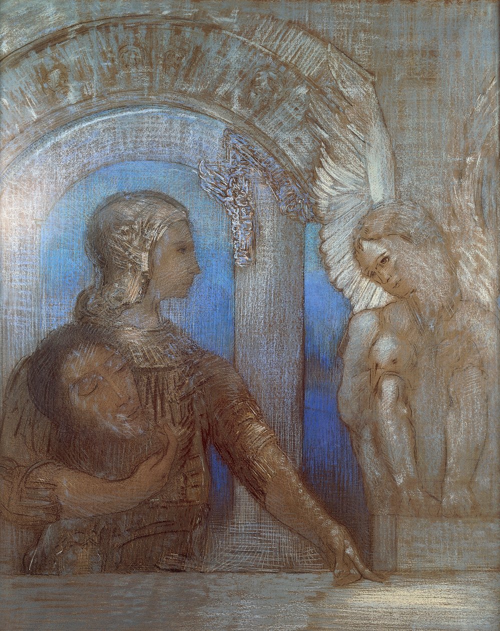 Caballero místico, de Odilon Redon (1840-1916) de Odilon Redon
