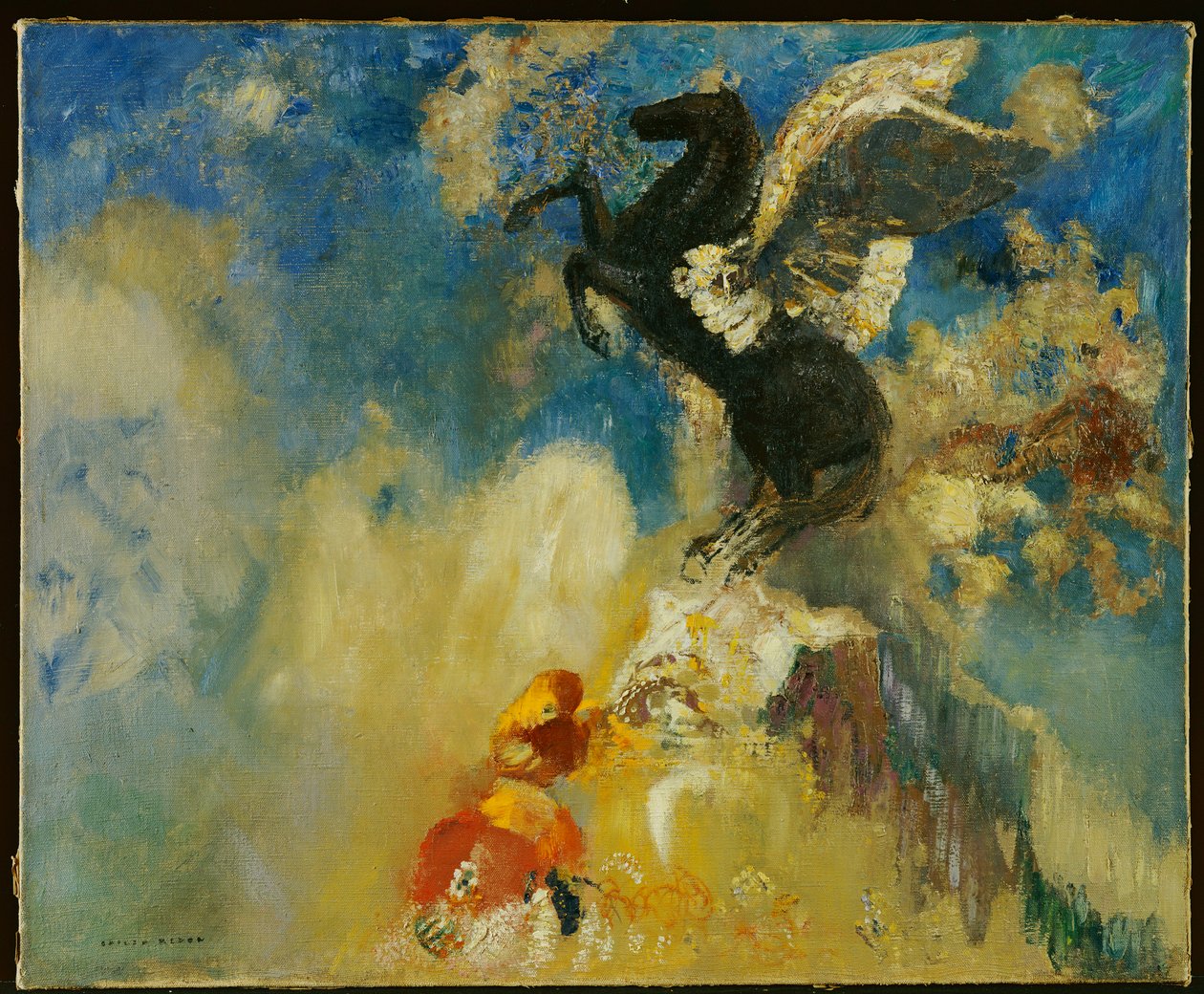 El Pegaso Negro de Odilon Redon