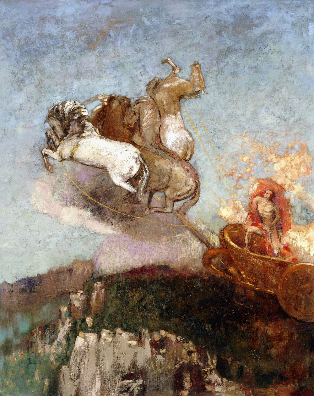 El carro de Apolo de Odilon Redon
