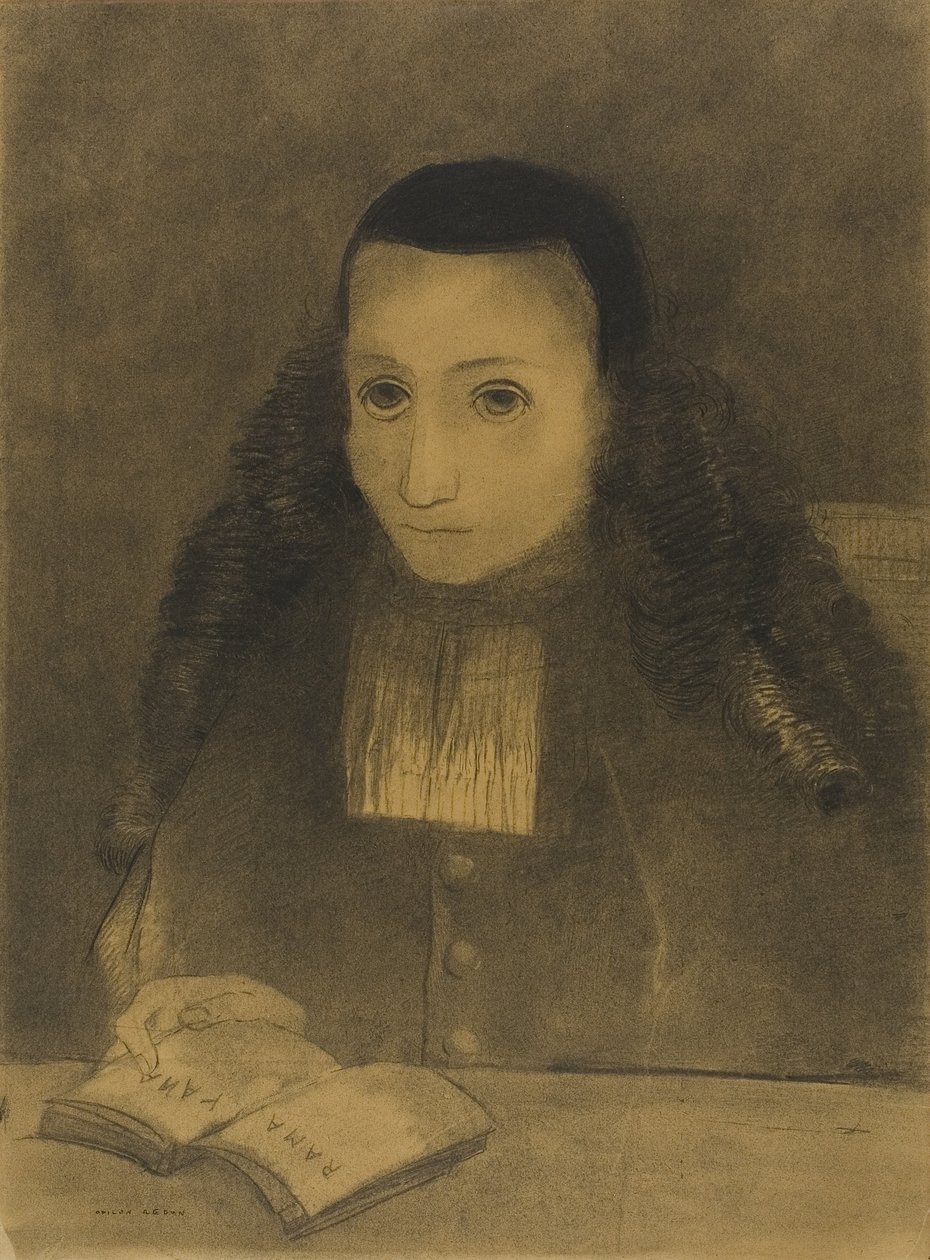 El Pequeño Abad Leyendo el Ramayana de Odilon Redon
