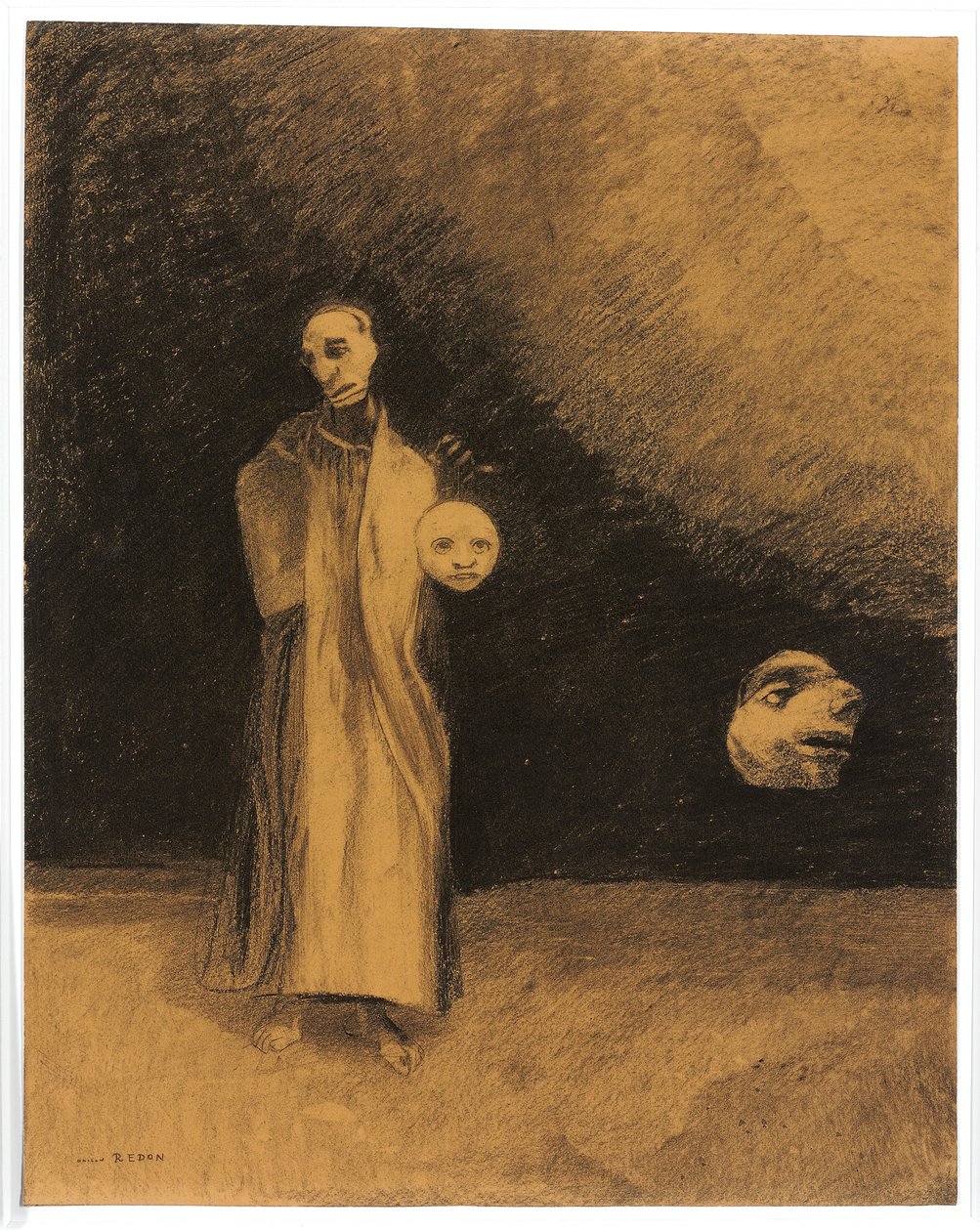 La pesadilla, 1881 de Odilon Redon