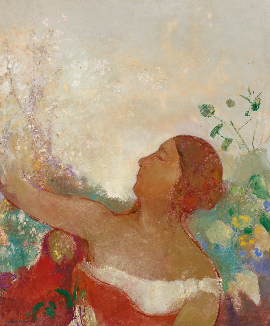 La niña predestinada, Ofelia de Odilon Redon