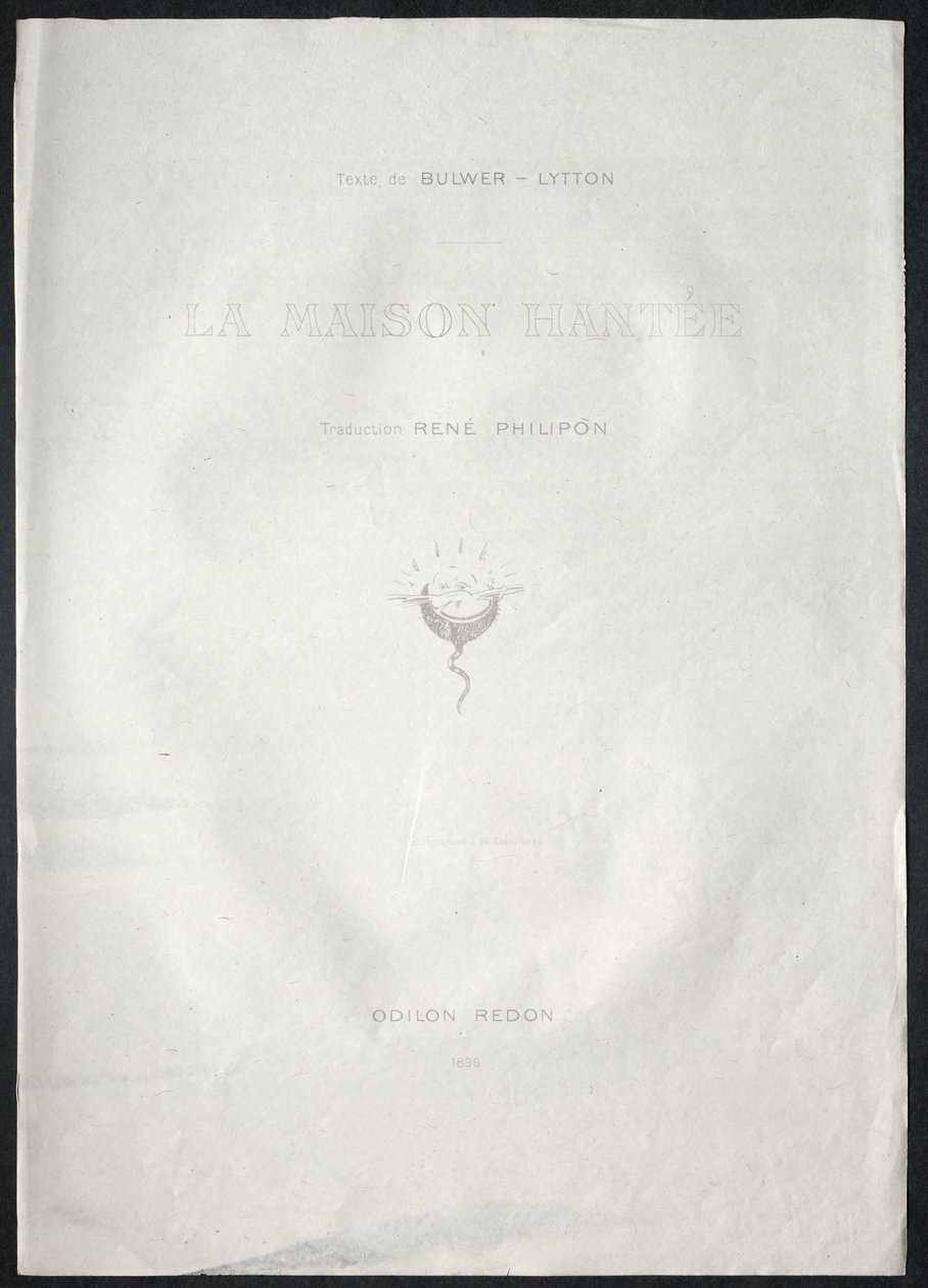 Title Plate de Odilon Redon