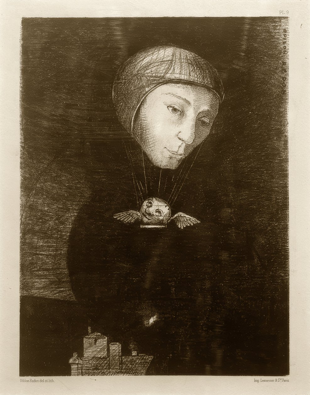 Subida triste de Odilon Redon