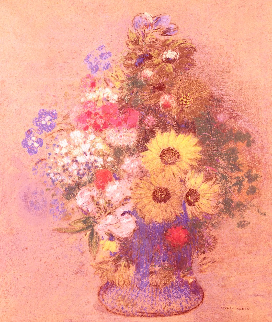 Jarrón de Flores de Odilon Redon