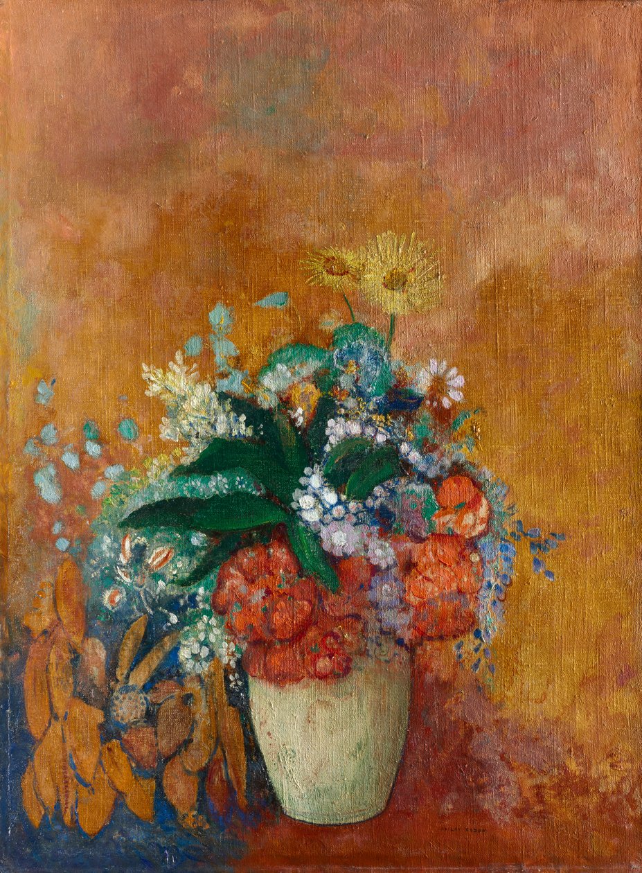 Jarrón de Flores de Odilon Redon
