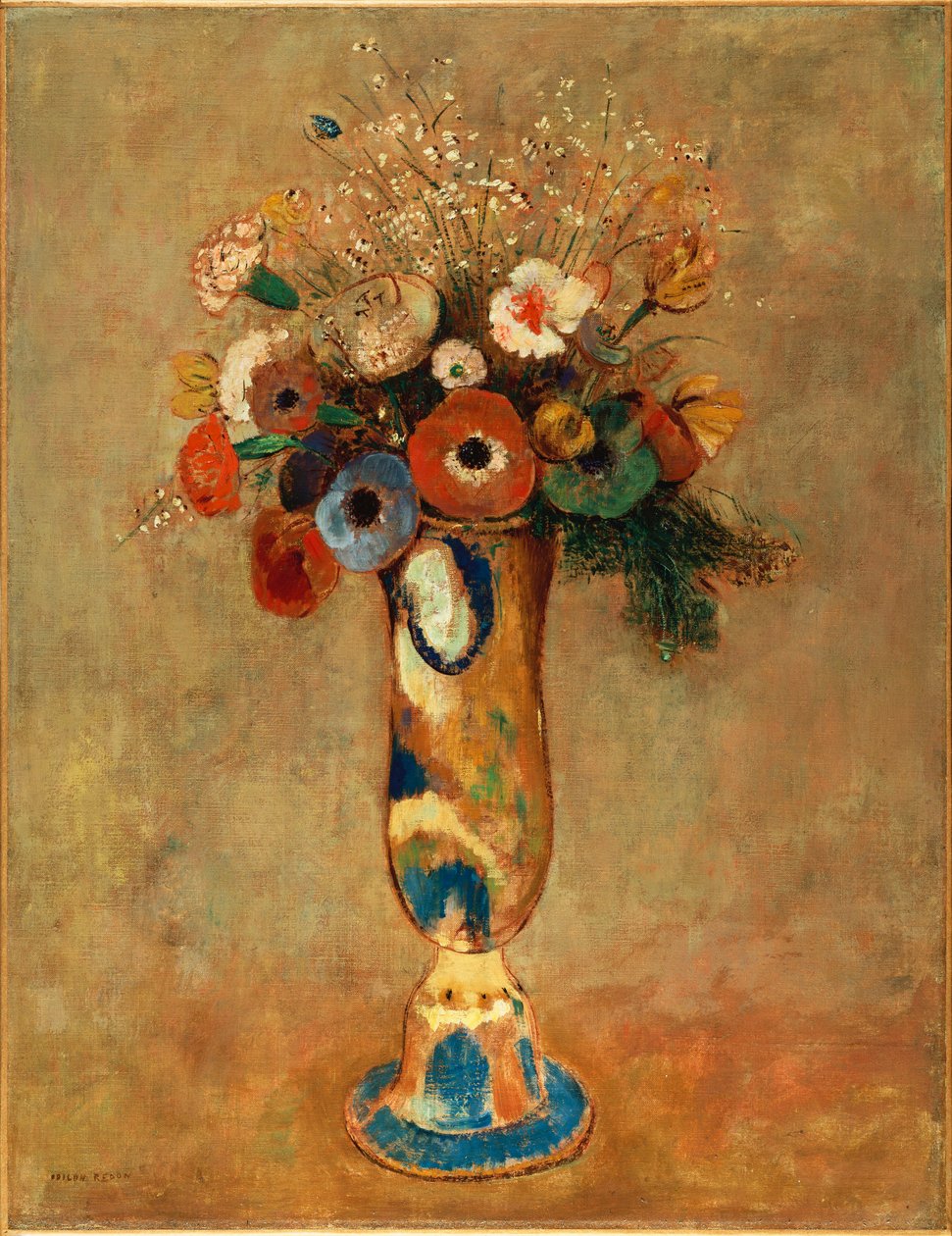 Jarrón de flores, 1912 de Odilon Redon