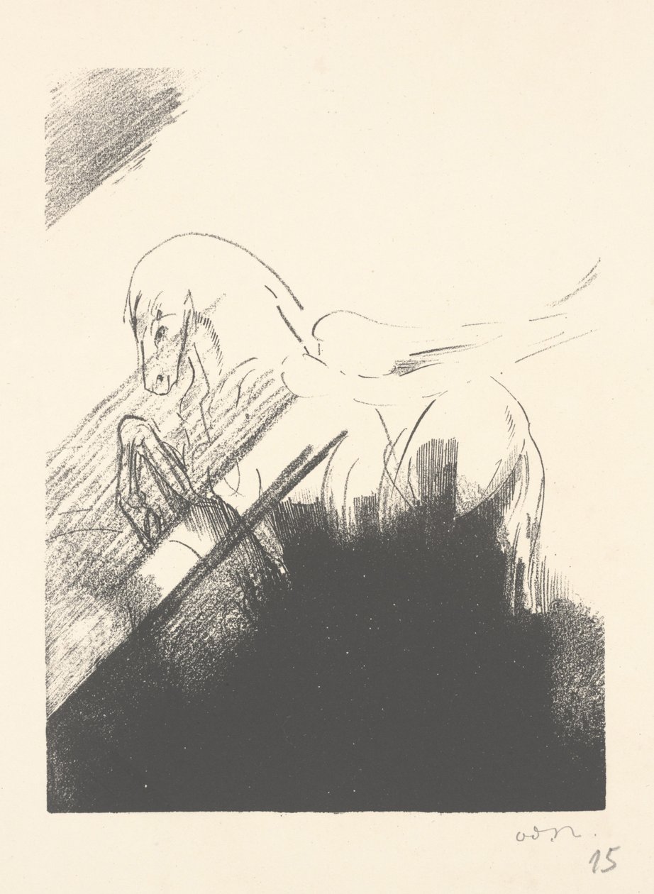 Caballo alado de Odilon Redon