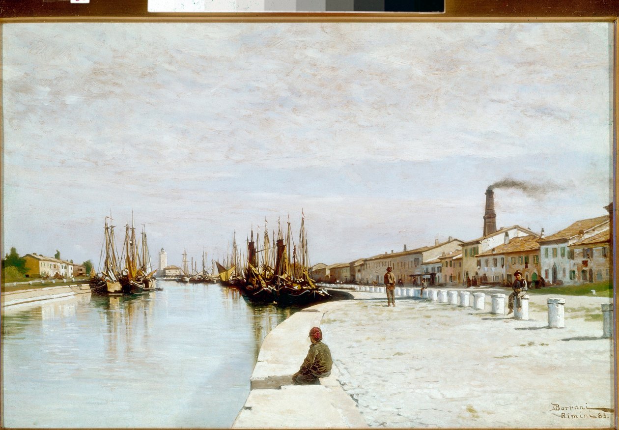 Marina de Rimini de Odoardo Borrani