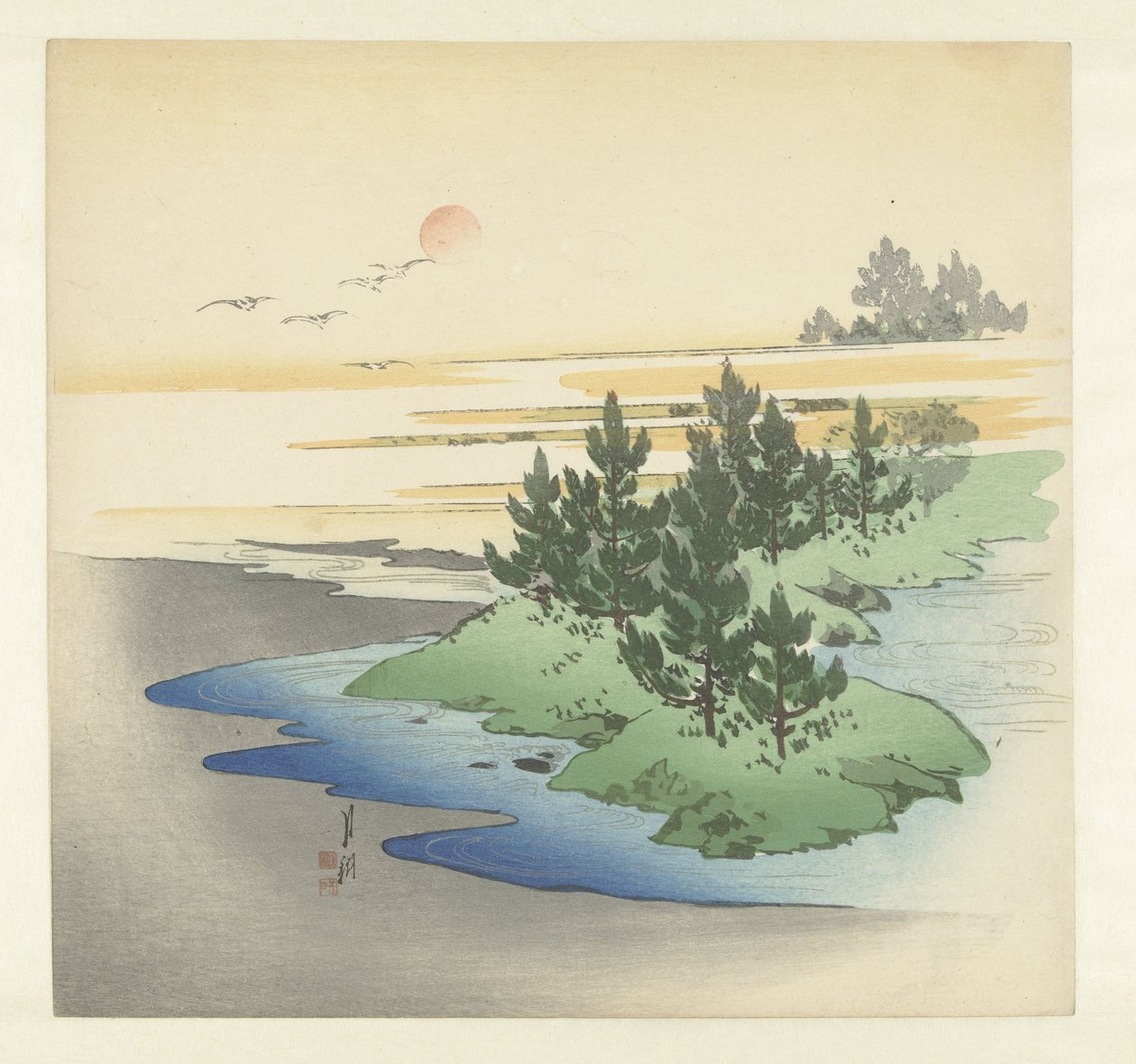 Temprano en la mañana de Ogata Gekko